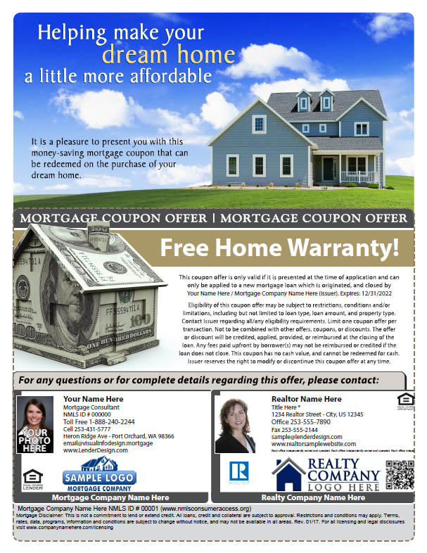 Mortgage Marketing Coupons