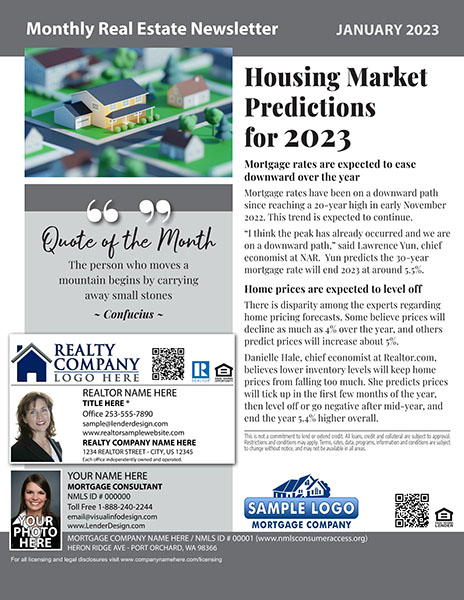 Monthly Mortgage Marketing Newsletter